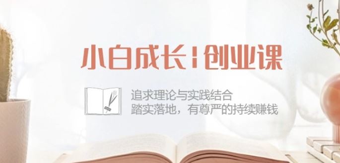 小白成长创业课:追求理论与实践结合,踏实落地,有尊严的持续赚钱-42节-解忧云网络