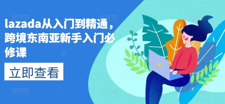 lazada从入门到精通,跨境东南亚新手入门必修课-解忧云网络