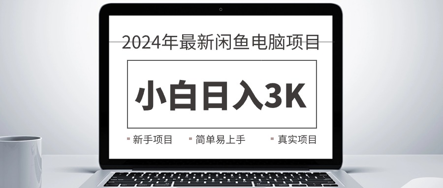 (10846期)2024最新闲鱼卖电脑项目,新手小白日入3K+,最真实的项目教学-解忧云网络