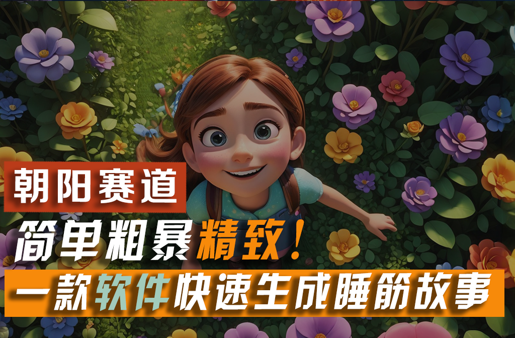 (11405期)利用一款软件5分钟一条爆款睡筋故事,简单粗暴精致!小白月入2w+-解忧云网络