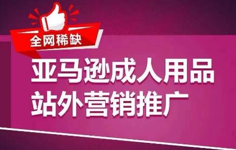 全网稀缺!亚马逊成人用品站外营销推广,教你引爆站外流量,开启爆单模式-解忧云网络
