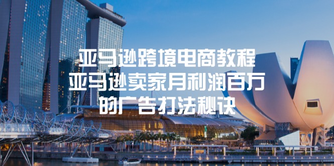 (11453期)亚马逊跨境电商教程:亚马逊卖家月利润百万的广告打法秘诀-解忧云网络