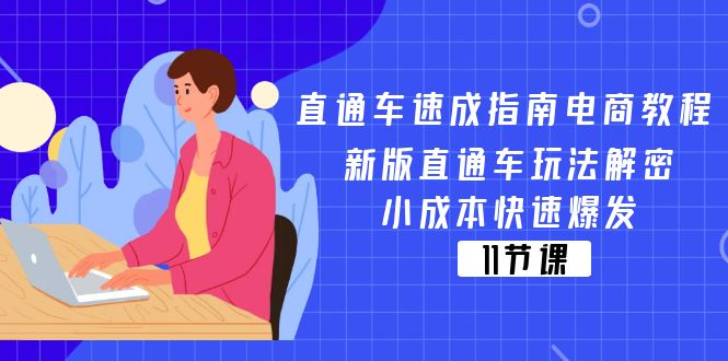 (11537期)直通车 速成指南电商教程:新版直通车玩法解密,小成本快速爆发(11节)-解忧云网络