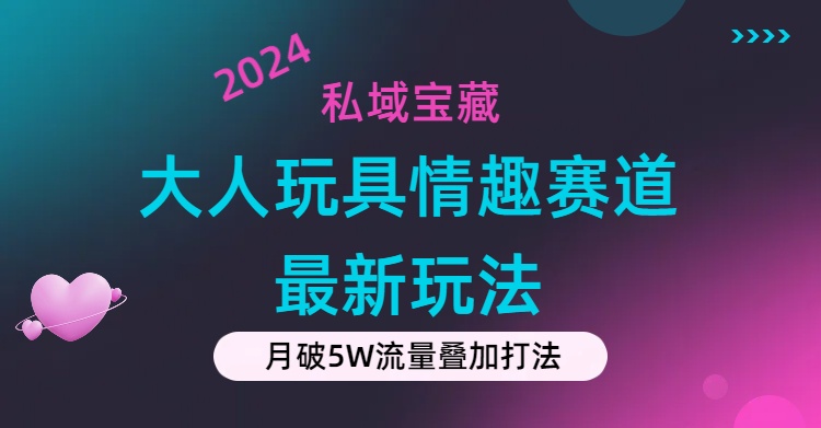 (11541期)私域宝藏:大人玩具情趣赛道合规新玩法,零投入,私域超高流量成单率高-解忧云网络