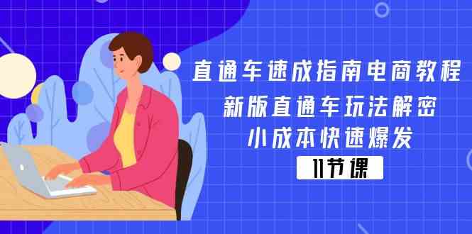 直通车速成指南电商教程:新版直通车玩法解密,小成本快速爆发(11节)-解忧云网络