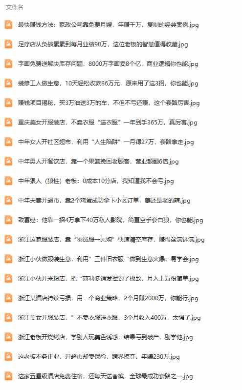 图片[3]-（9607期）真实有效391套商业模式，年入几十到几百万案例解析（电子书+视频+图文）-解忧云网络