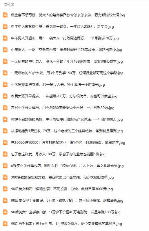 图片[7]-（9607期）真实有效391套商业模式，年入几十到几百万案例解析（电子书+视频+图文）-解忧云网络