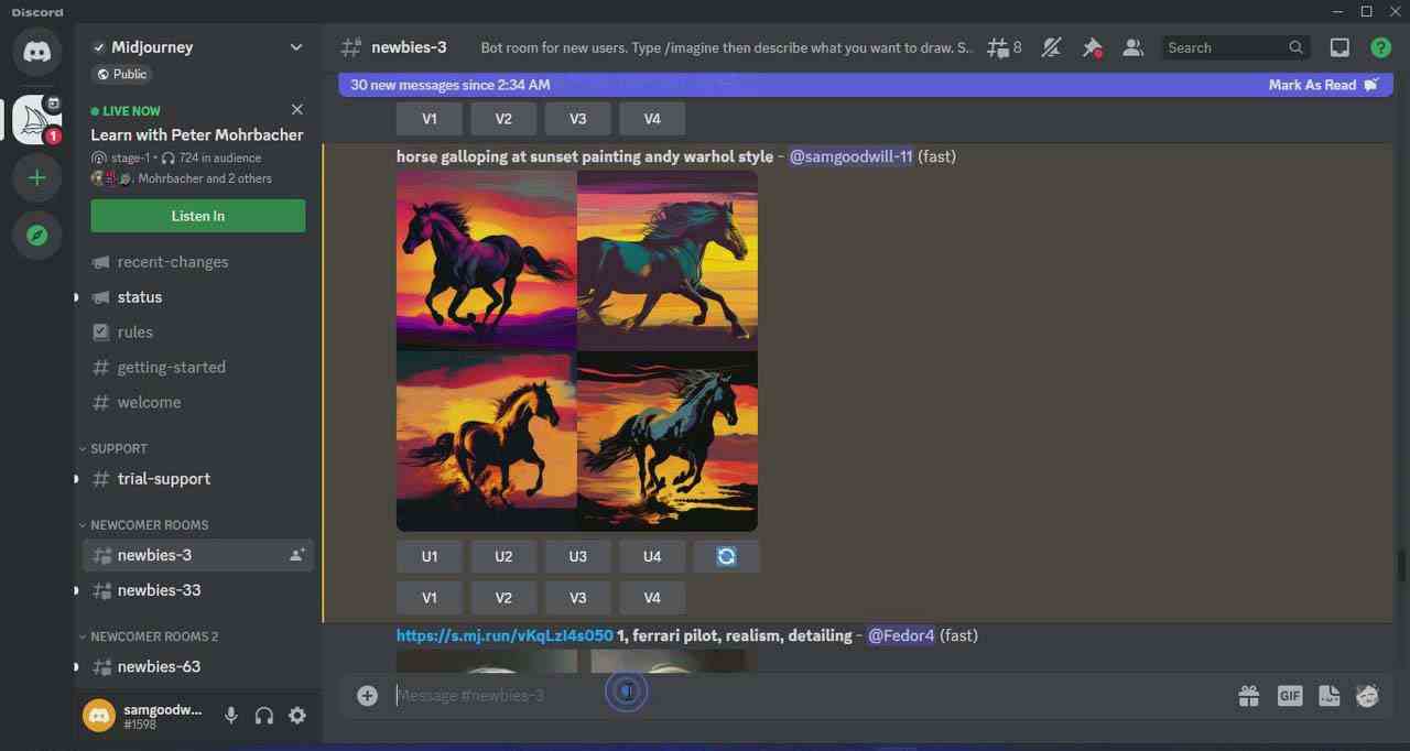 图片[6]-（9643期）Midjourney AI人工智能艺术图片从入门到高级创作教程-34节课-中英字幕-解忧云网络