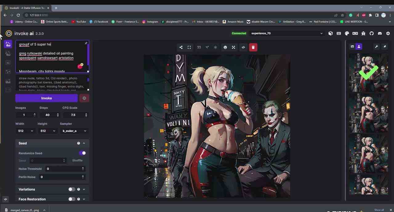 图片[5]-（9760期）Invoke AI 绘画教程-零基础创作可以销售的完美插图-49节-中英字幕-解忧云网络