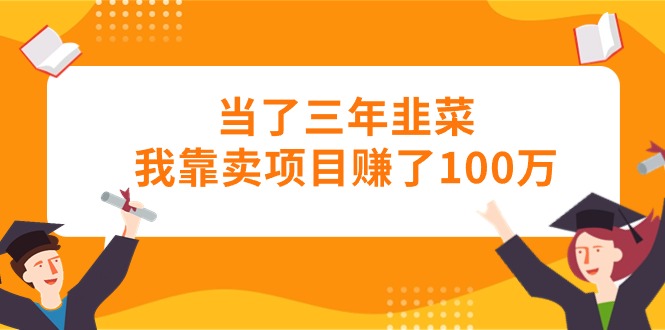 （10725期）当了三年韭菜我靠卖项目赚了100万-解忧云网络