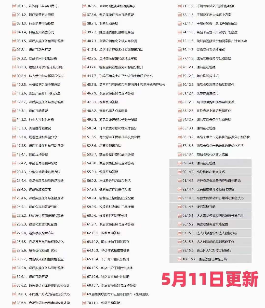 图片[2]-（10625期）抖店·第27期特训营 体验分拉升/商品卡引流/投流效果优化/精选联盟引流/等-解忧云网络