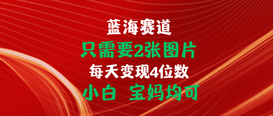 （11047期）只需要2张图片 每天变现4位数 小白 宝妈均可-解忧云网络