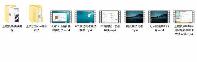 图片[3]-（10865期）拼多多·实战课：万人团玩法/截流自然流/最新强付费打法/最新原价卡大促..-解忧云网络