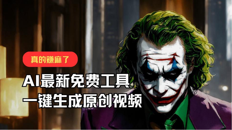最新免费AI工具，一键生成原创视频，佛系搬运，轻松月入10000+！-解忧云网络