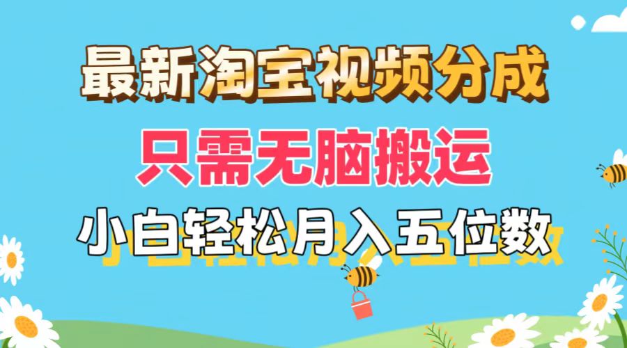 （11744期）最新淘宝视频分成，只需无脑搬运，小白也能轻松月入五位数，可矩阵批量…-解忧云网络