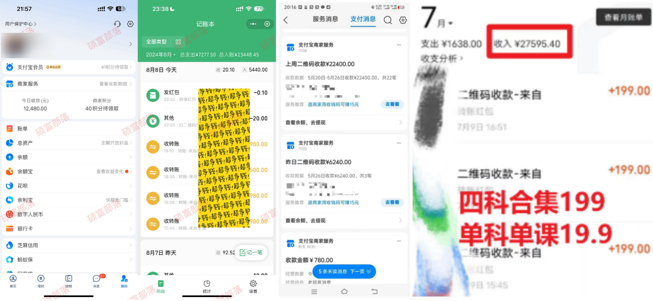图片[2]-（12066期）学生卖考研合集，一天收5000（附3541G考研合集）-解忧云网络