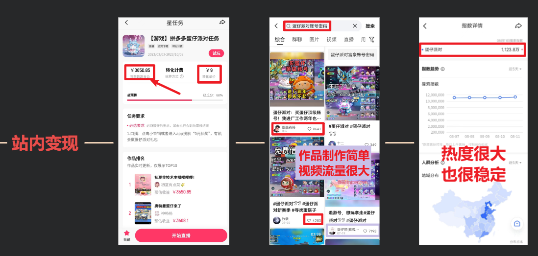 图片[3]-（12118期）蛋仔派对玩法.学会日入三千.磁力巨星跟游戏发行人都能做-解忧云网络