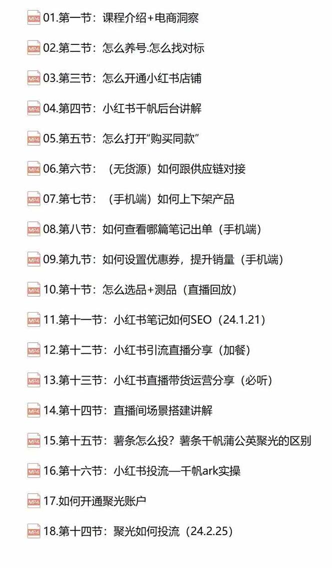 图片[2]-小红书快速赚钱电商特训营：用简单方式通过小红书快速变现！（55节）-解忧云网络