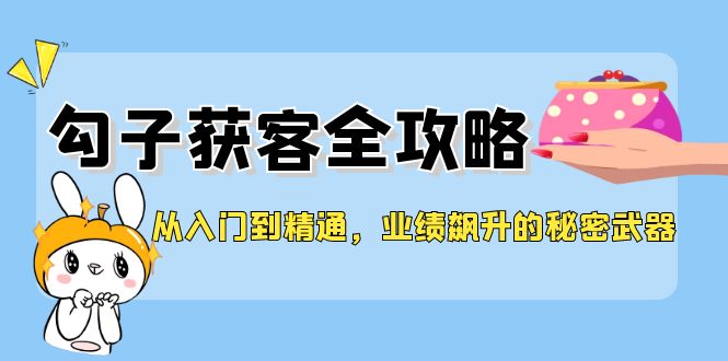从入门到精通，勾子获客全攻略，业绩飙升的秘密武器-解忧云网络